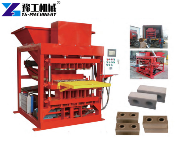 concrete hollow block making machine