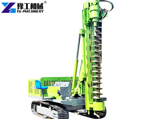 crawler photovoltaic pile driver