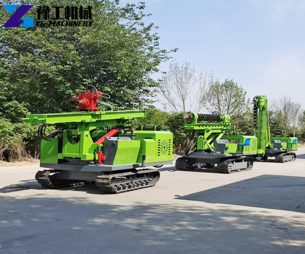 crawler solar piling machines