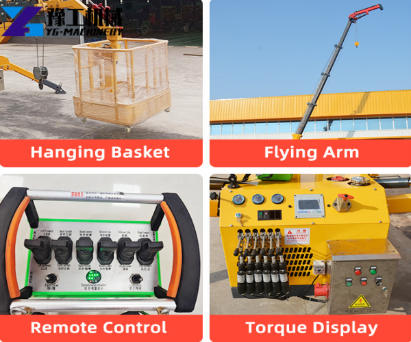 crawler spider crane attachments