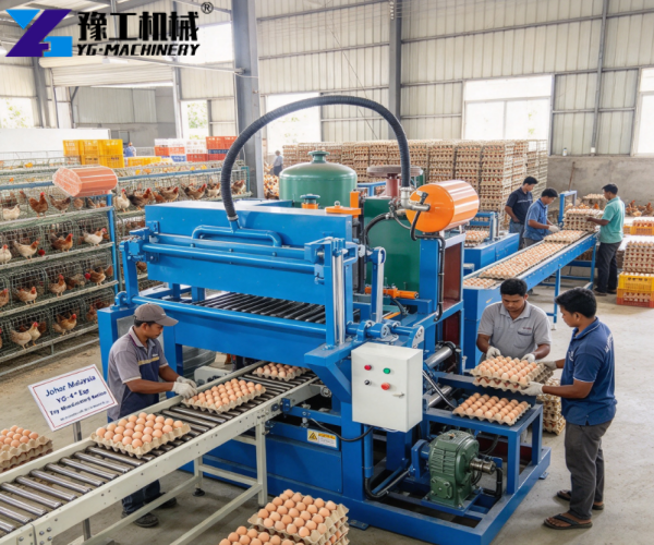 egg tray production line