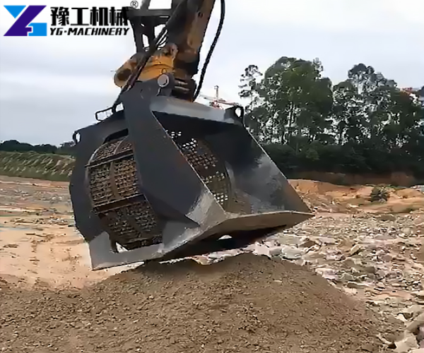 excavator screening bucket