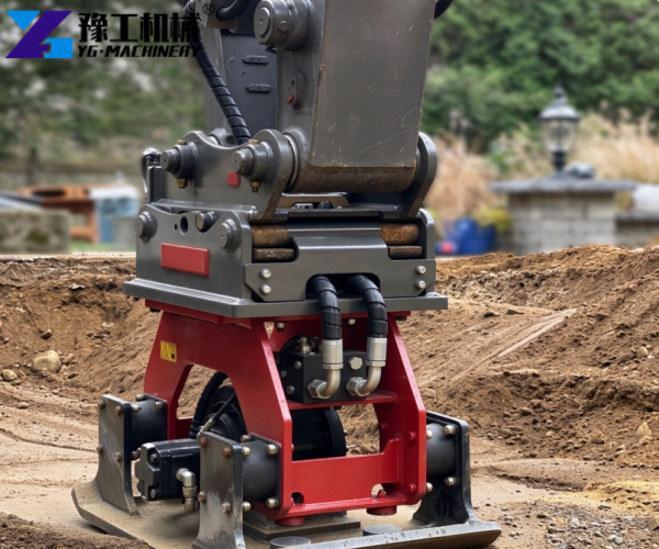 excavator vibrating plate compactor application