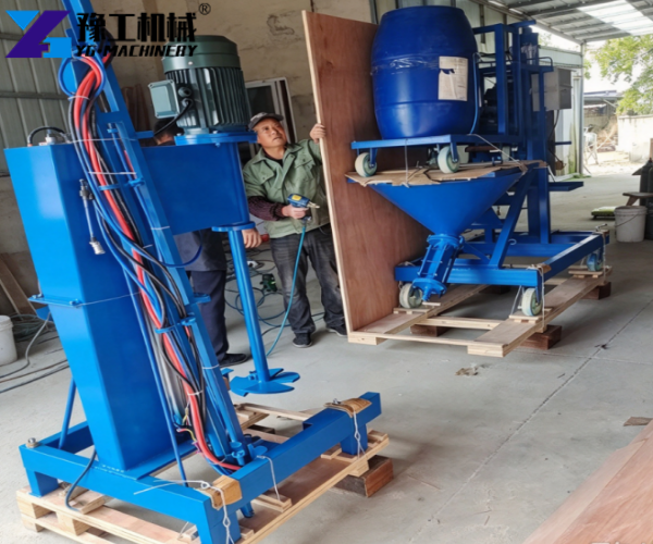 GRC spray machine to Bahrain