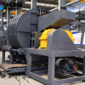 heavy duty single shaft tire shredder machine