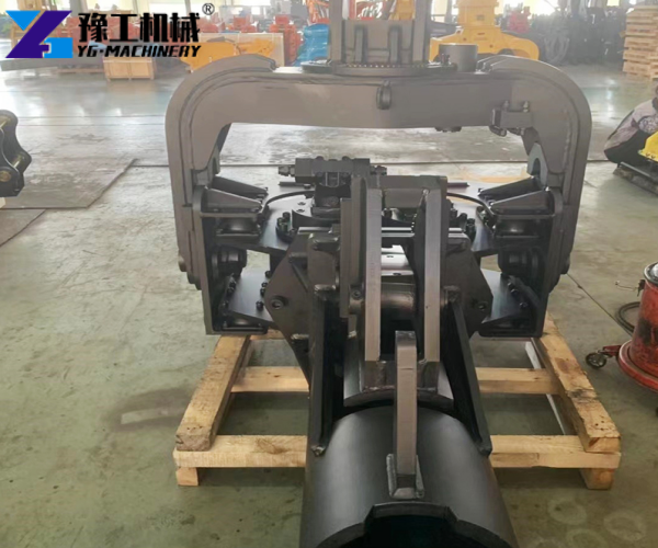 helical pile driver for excavators