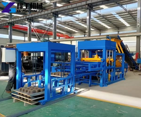 hollow block manufacturing machine