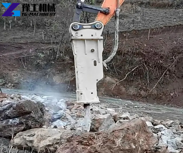 hydraulic breaker attachment usage