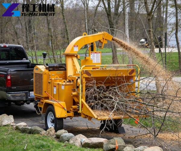 industrial wood shredding machine