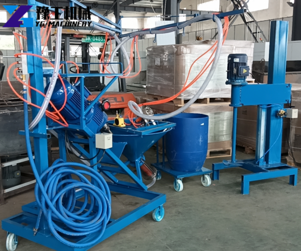 machine for spraying GRC concrete