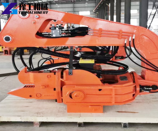 mini excavator pile driver attachment