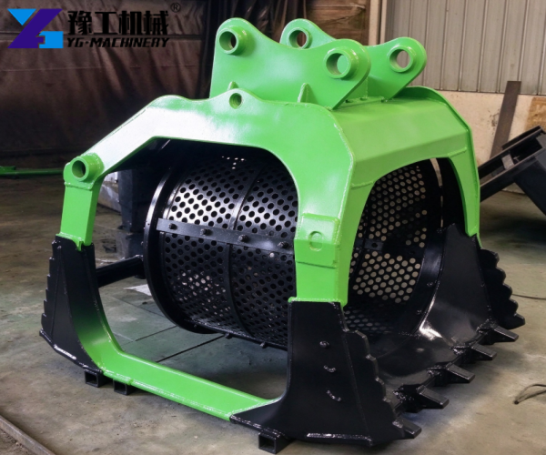 mini excavator screener