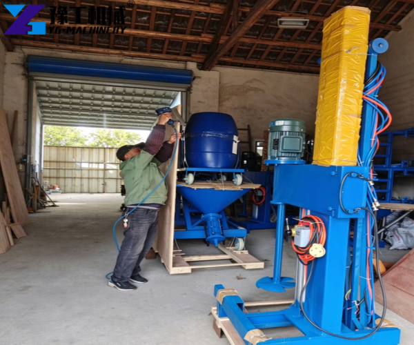 packing of GRC spray machine