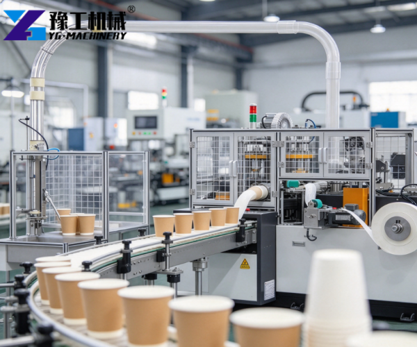 paper cup machine with automatic collection
