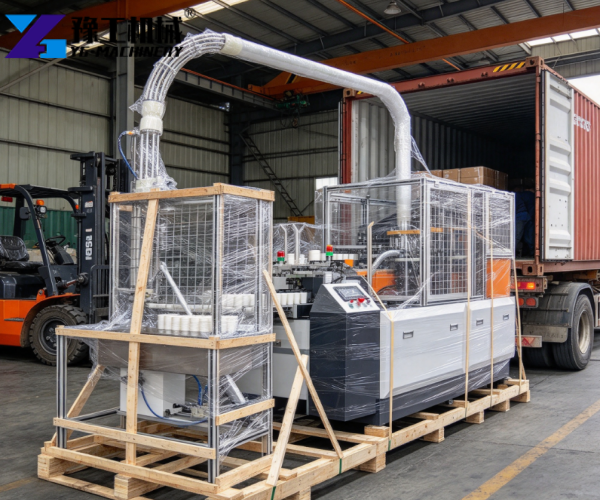 paper cup making machine packaging