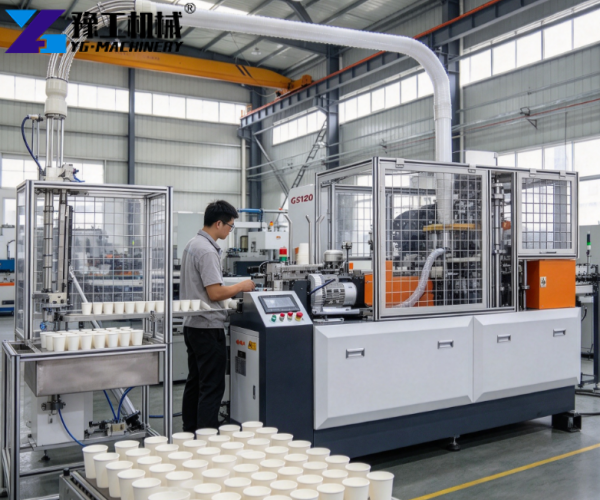 pe and pla paper cup making machine