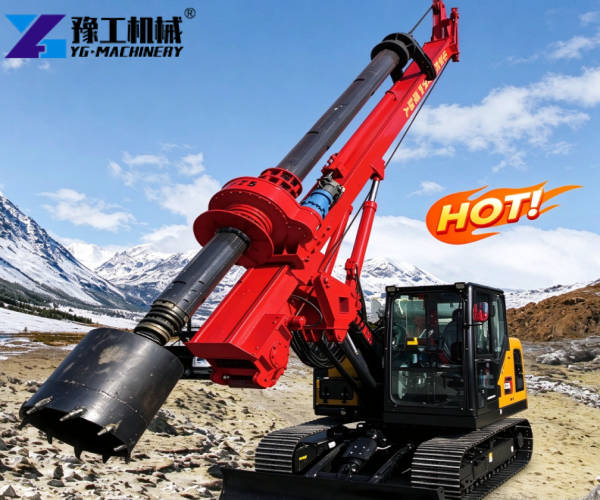 piling hydraulic rotary drilling rig for sale