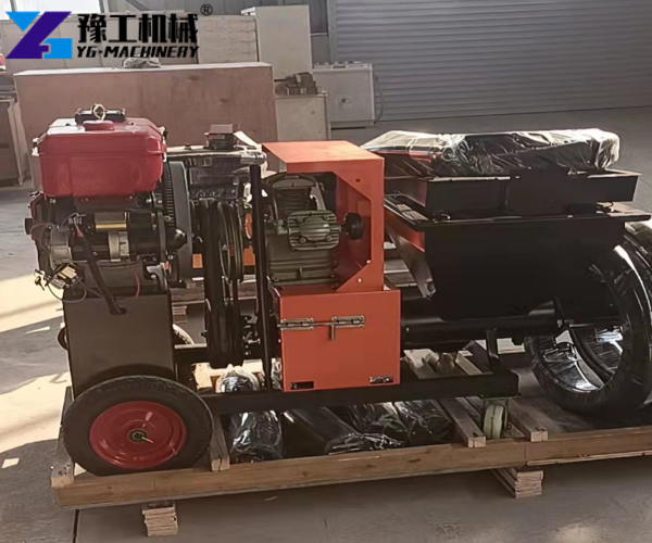 plaster sprayer diesel engine