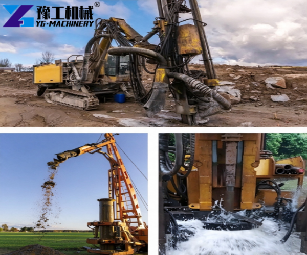pneumatic water well drill rig application