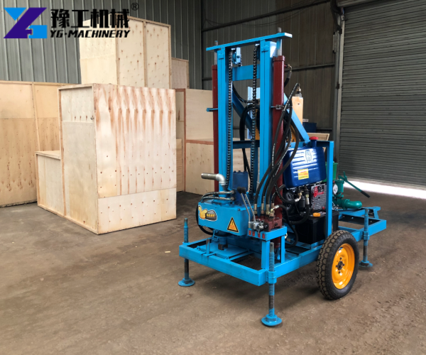portable water well drilling machine