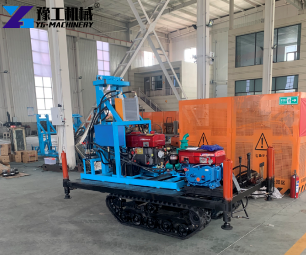 portable well drilling machine