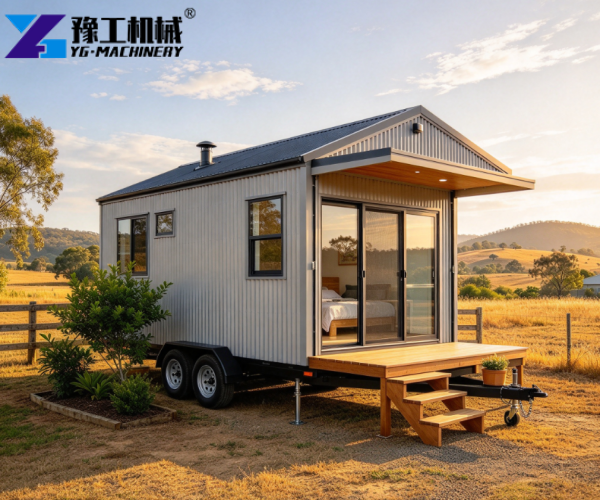 prefab guest accommodation on rural Queensland farm