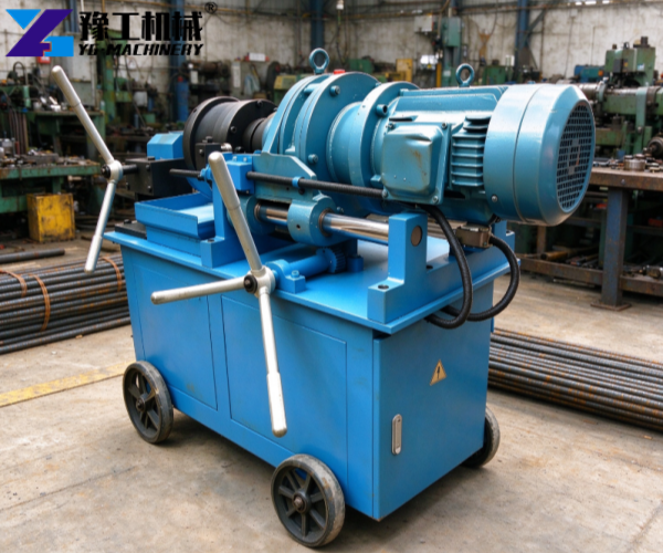rebar thread rolling machine construction site application