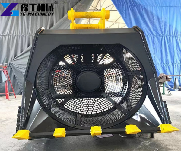 rock screening bucket for excavator