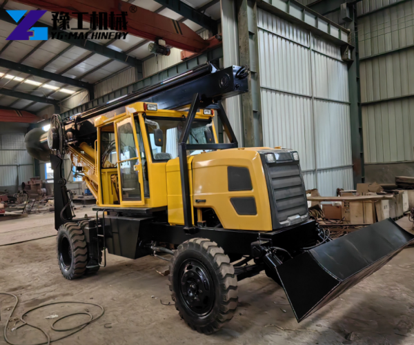 rotary drilling rig bore holes