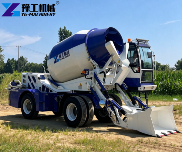 self loading concrete mixer machine for sale