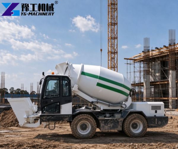 self loading concrete mixer truck