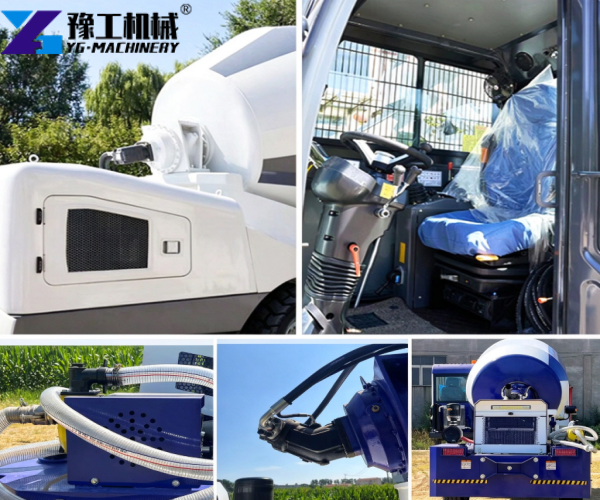 self-loading concrete mixer truck key structures