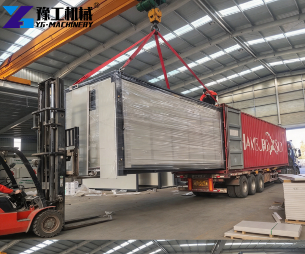 shipping of foldable modular house
