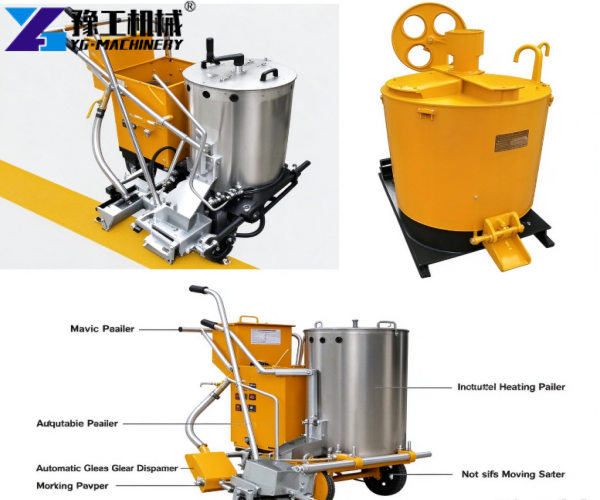 thermoplastic road marking machines