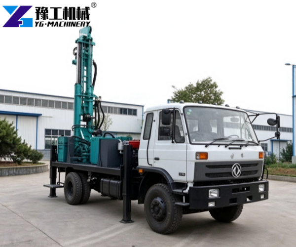 truck mounted mobile drilling rig